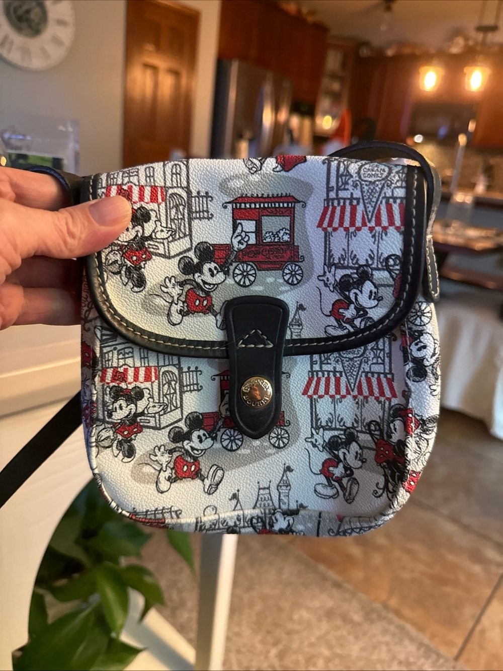 Dooney & Bourke Mickey Mouse Crossbody - White/Black/Red